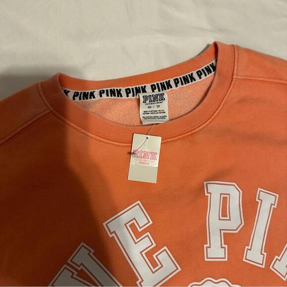 PINK Victoria’s Secret Orange Pullover Sweater - Picture 4 of 5